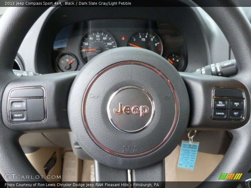 Black / Dark Slate Gray/Light Pebble 2013 Jeep Compass Sport 4x4