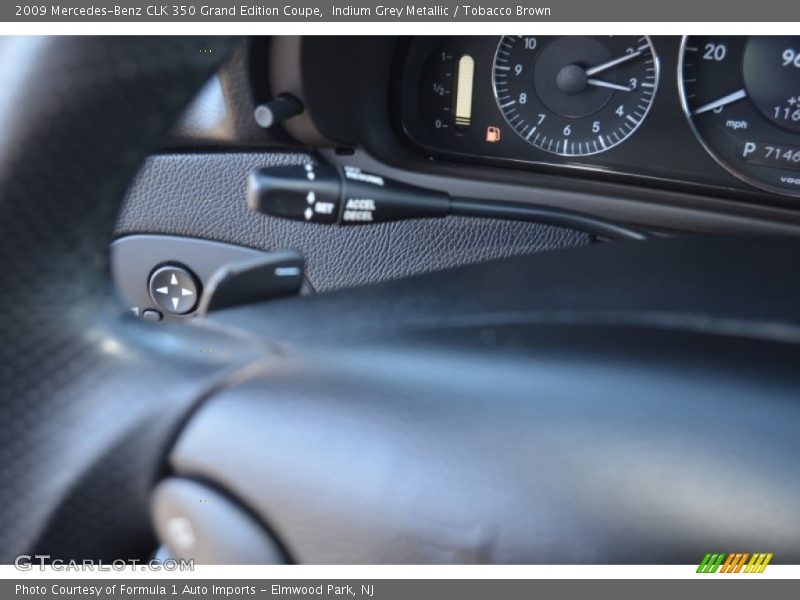 Indium Grey Metallic / Tobacco Brown 2009 Mercedes-Benz CLK 350 Grand Edition Coupe