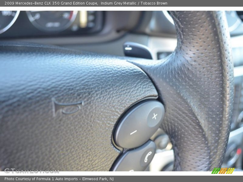 Indium Grey Metallic / Tobacco Brown 2009 Mercedes-Benz CLK 350 Grand Edition Coupe