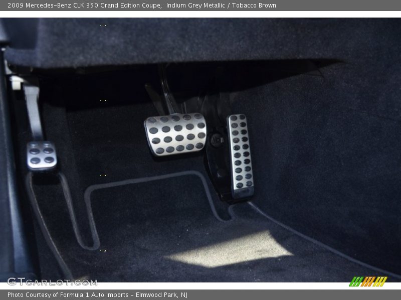 Indium Grey Metallic / Tobacco Brown 2009 Mercedes-Benz CLK 350 Grand Edition Coupe