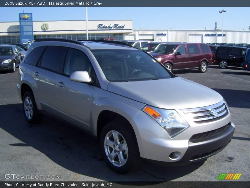 Majestic Silver Metallic / Grey 2008 Suzuki XL7 AWD