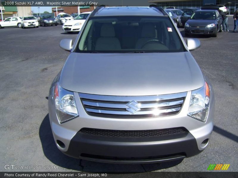Majestic Silver Metallic / Grey 2008 Suzuki XL7 AWD