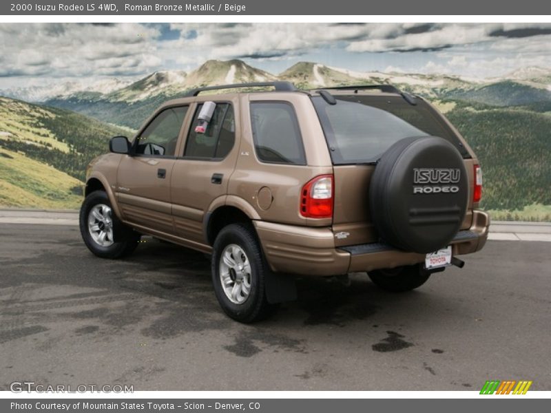 Roman Bronze Metallic / Beige 2000 Isuzu Rodeo LS 4WD