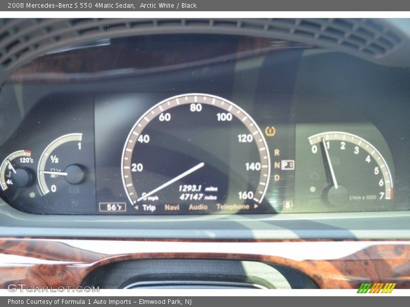  2008 S 550 4Matic Sedan 550 4Matic Sedan Gauges