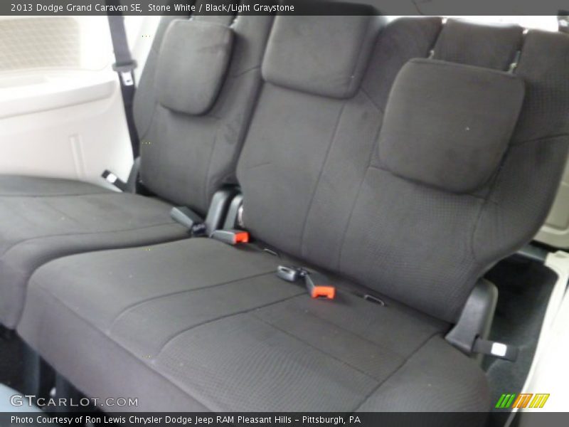Stone White / Black/Light Graystone 2013 Dodge Grand Caravan SE