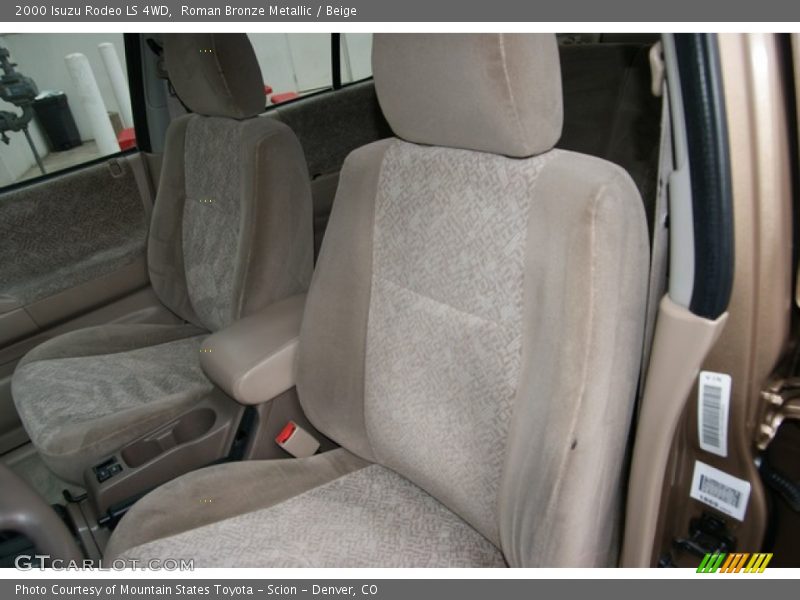 Roman Bronze Metallic / Beige 2000 Isuzu Rodeo LS 4WD