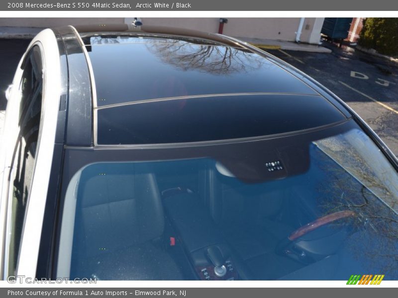 Arctic White / Black 2008 Mercedes-Benz S 550 4Matic Sedan