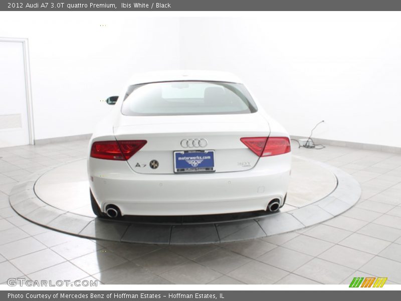 Ibis White / Black 2012 Audi A7 3.0T quattro Premium