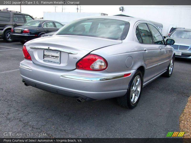 Platinum Metallic / Charcoal 2002 Jaguar X-Type 3.0