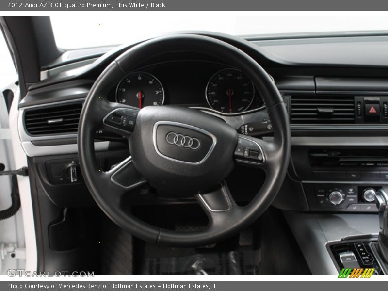 Ibis White / Black 2012 Audi A7 3.0T quattro Premium