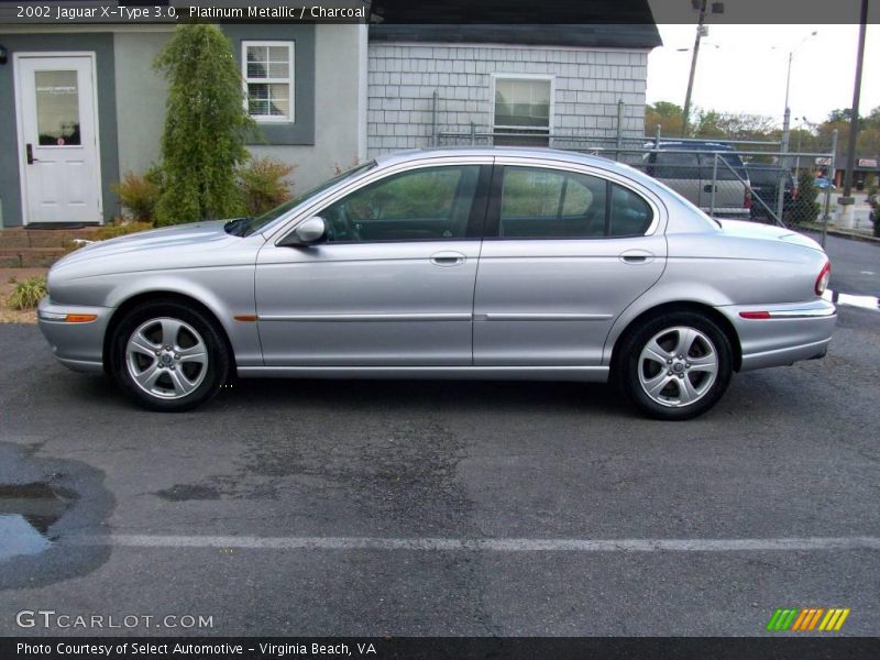 Platinum Metallic / Charcoal 2002 Jaguar X-Type 3.0