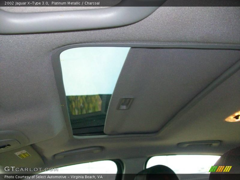 Platinum Metallic / Charcoal 2002 Jaguar X-Type 3.0