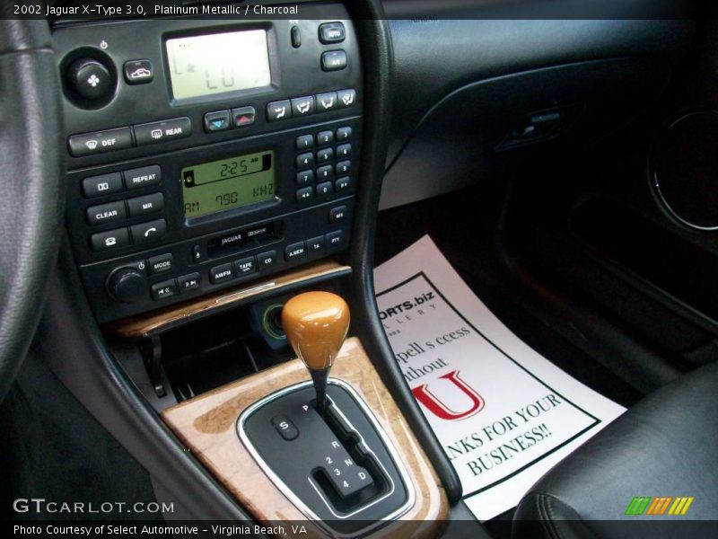 Platinum Metallic / Charcoal 2002 Jaguar X-Type 3.0