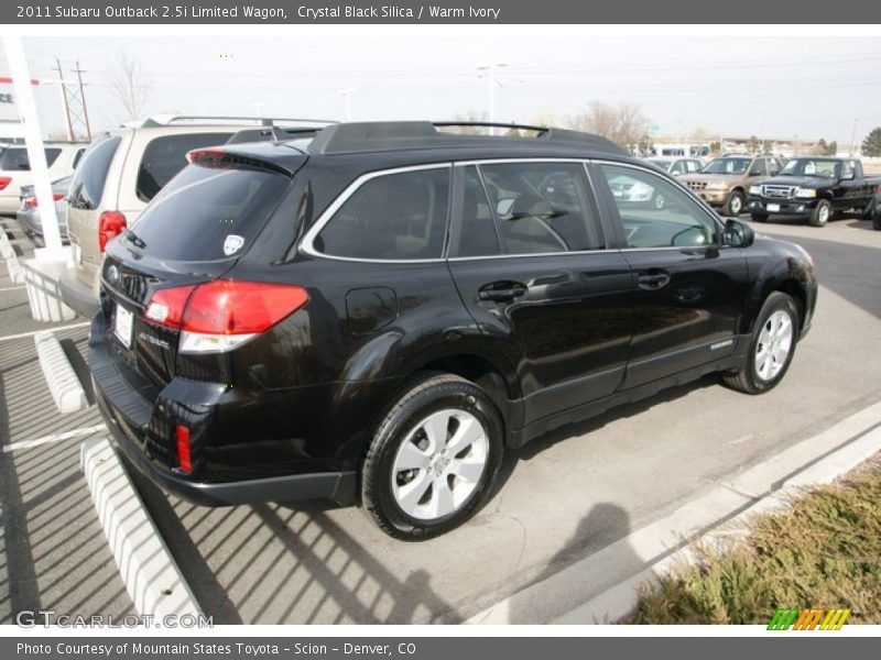 Crystal Black Silica / Warm Ivory 2011 Subaru Outback 2.5i Limited Wagon