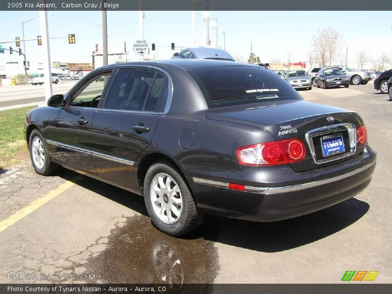Carbon Gray / Beige 2005 Kia Amanti