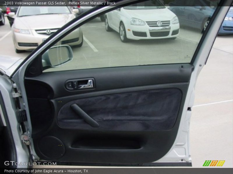 Reflex Silver Metallic / Black 2003 Volkswagen Passat GLS Sedan
