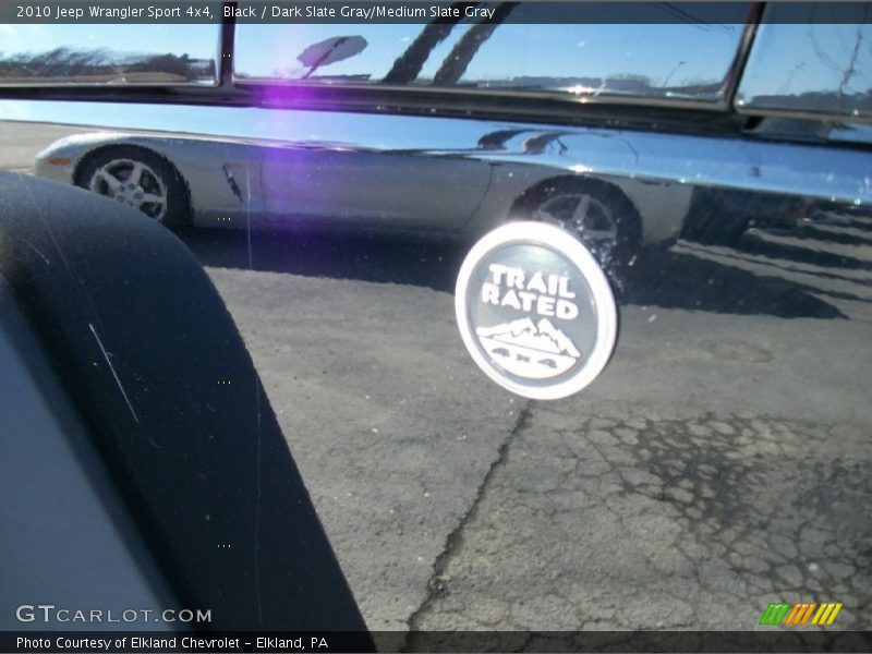 Black / Dark Slate Gray/Medium Slate Gray 2010 Jeep Wrangler Sport 4x4