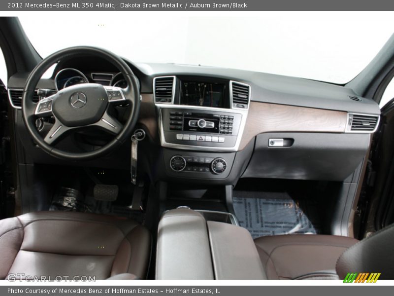 Dakota Brown Metallic / Auburn Brown/Black 2012 Mercedes-Benz ML 350 4Matic