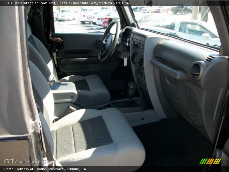 Black / Dark Slate Gray/Medium Slate Gray 2010 Jeep Wrangler Sport 4x4