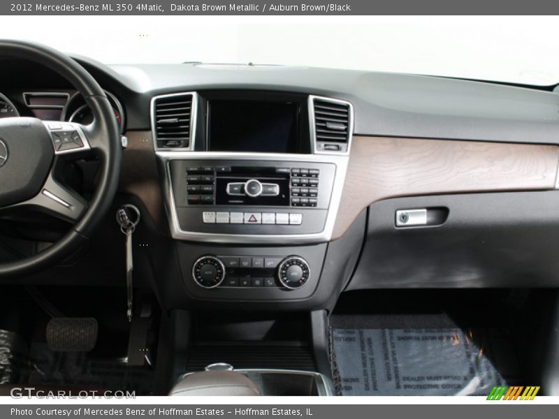 Dakota Brown Metallic / Auburn Brown/Black 2012 Mercedes-Benz ML 350 4Matic