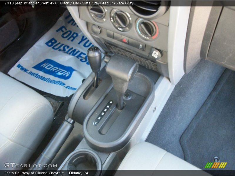 Black / Dark Slate Gray/Medium Slate Gray 2010 Jeep Wrangler Sport 4x4