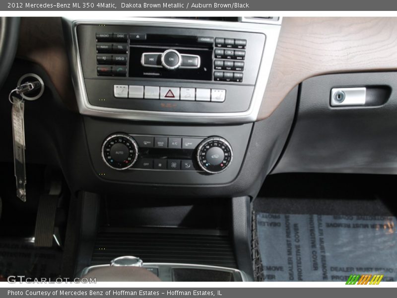 Dakota Brown Metallic / Auburn Brown/Black 2012 Mercedes-Benz ML 350 4Matic