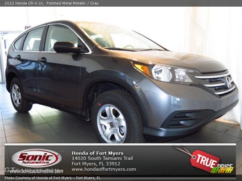 Polished Metal Metallic / Gray 2013 Honda CR-V LX
