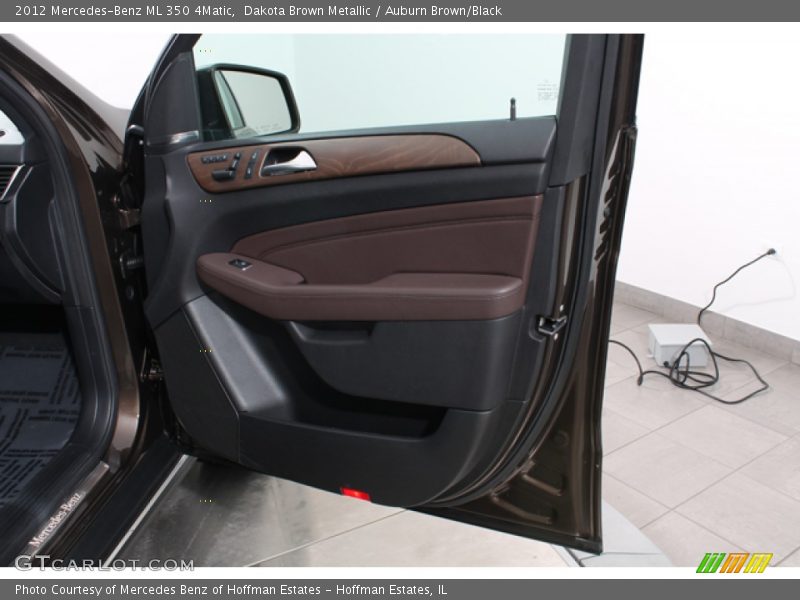 Dakota Brown Metallic / Auburn Brown/Black 2012 Mercedes-Benz ML 350 4Matic