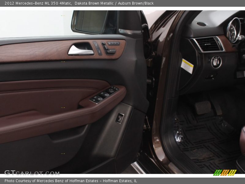 Dakota Brown Metallic / Auburn Brown/Black 2012 Mercedes-Benz ML 350 4Matic