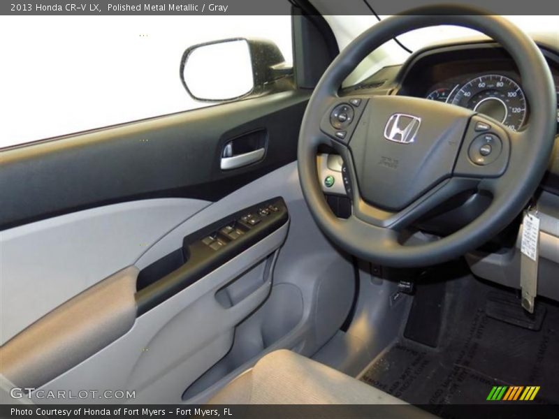 Polished Metal Metallic / Gray 2013 Honda CR-V LX