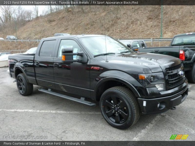 Tuxedo Black Metallic / FX Sport Appearance Black/Red 2013 Ford F150 FX4 SuperCrew 4x4