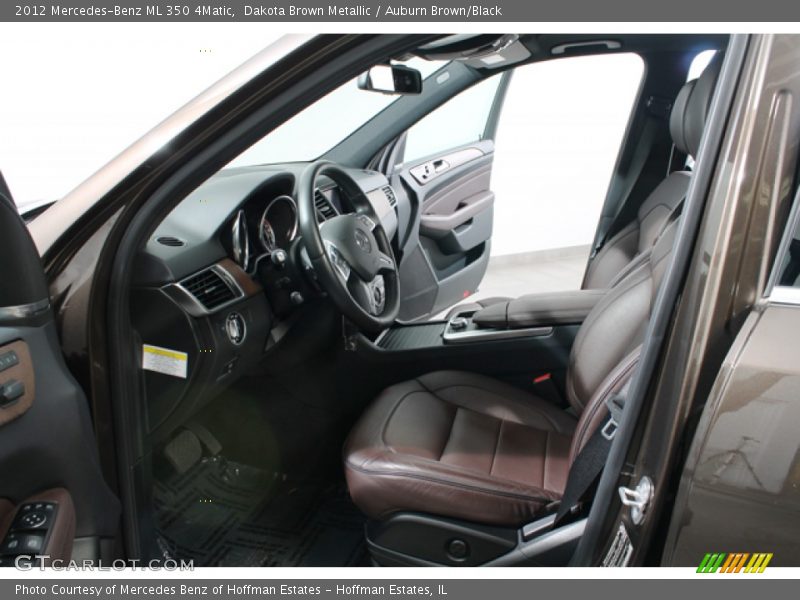 Dakota Brown Metallic / Auburn Brown/Black 2012 Mercedes-Benz ML 350 4Matic