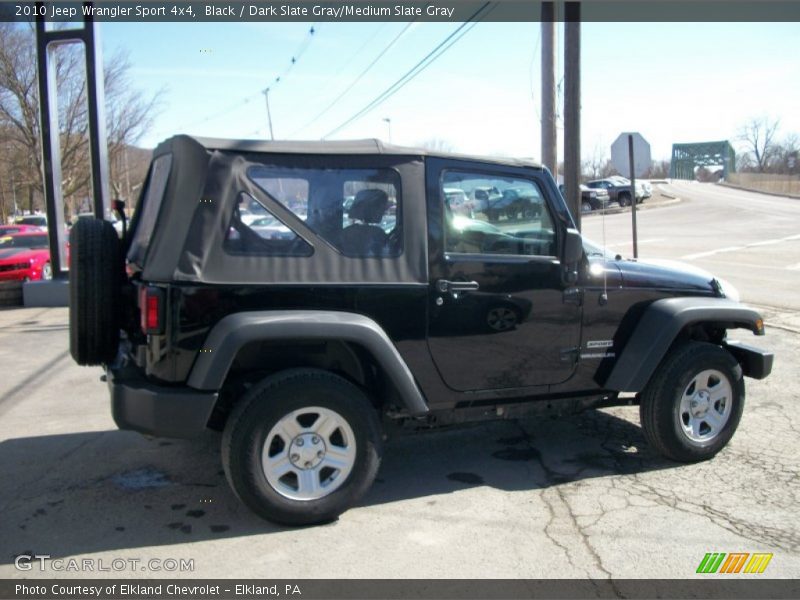 Black / Dark Slate Gray/Medium Slate Gray 2010 Jeep Wrangler Sport 4x4