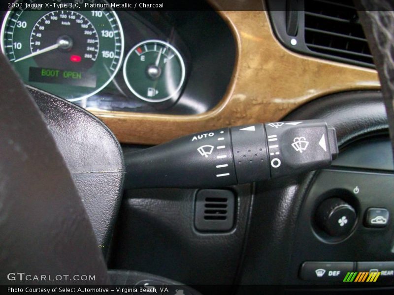 Platinum Metallic / Charcoal 2002 Jaguar X-Type 3.0