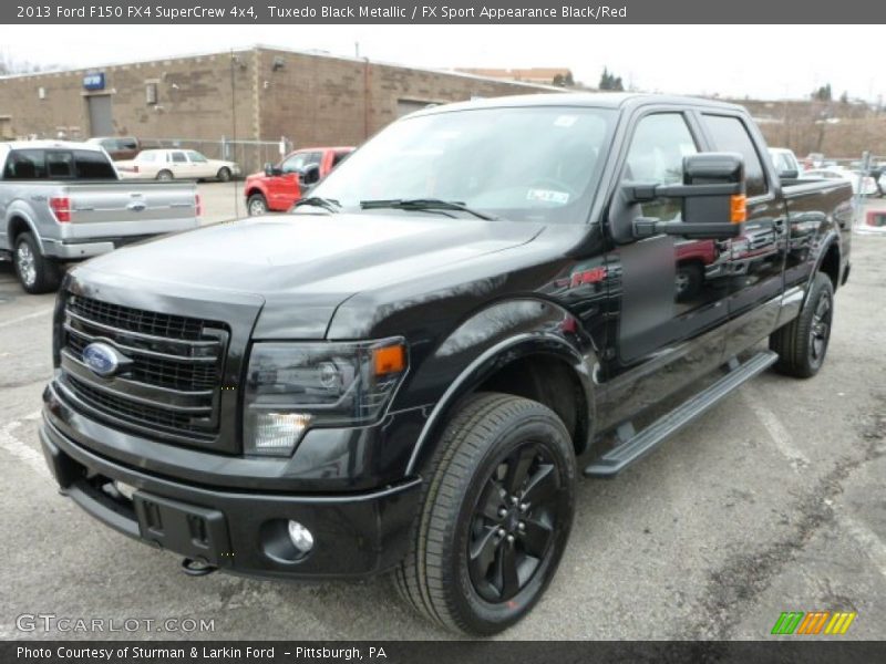 Tuxedo Black Metallic / FX Sport Appearance Black/Red 2013 Ford F150 FX4 SuperCrew 4x4