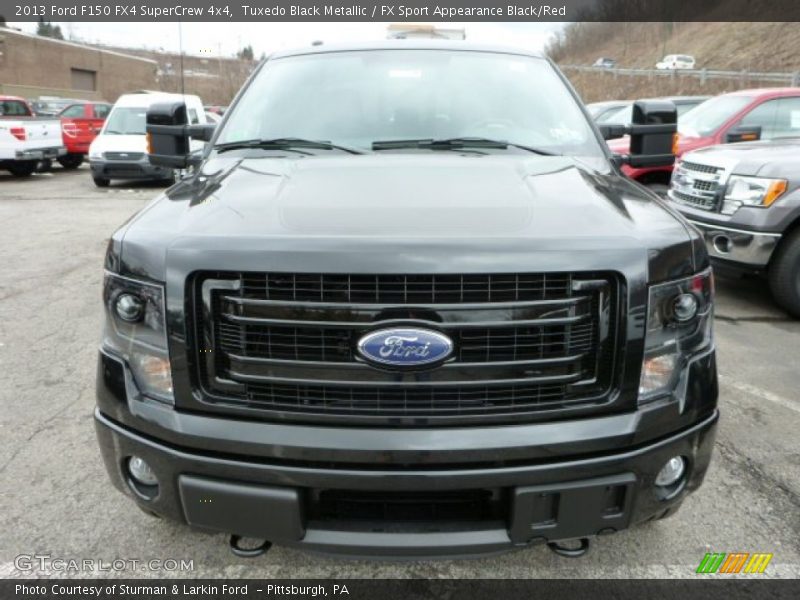 Tuxedo Black Metallic / FX Sport Appearance Black/Red 2013 Ford F150 FX4 SuperCrew 4x4