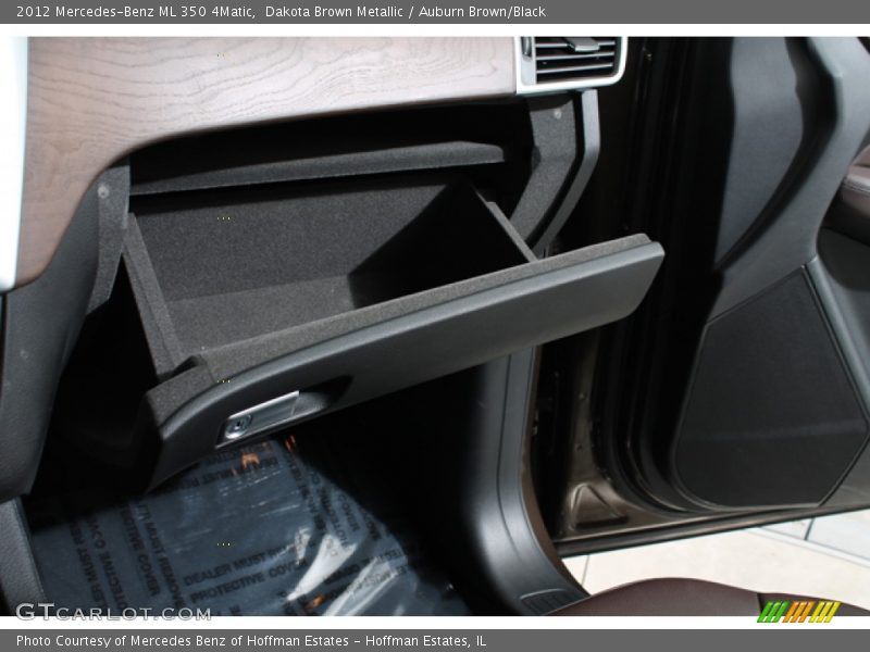 Dakota Brown Metallic / Auburn Brown/Black 2012 Mercedes-Benz ML 350 4Matic