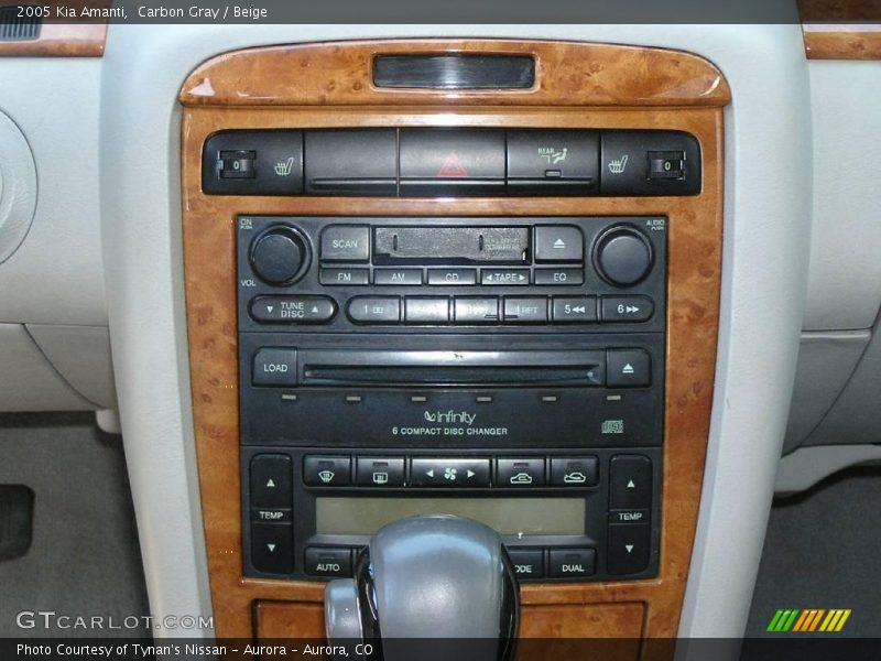Carbon Gray / Beige 2005 Kia Amanti