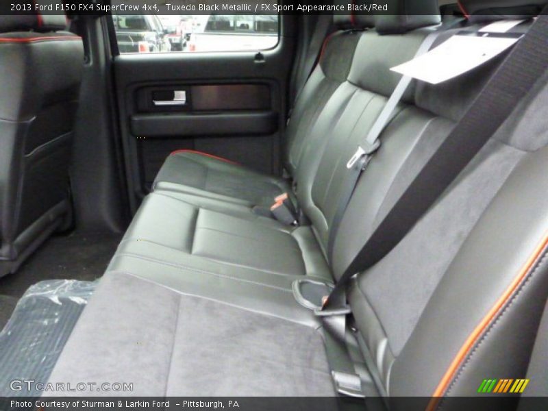 Tuxedo Black Metallic / FX Sport Appearance Black/Red 2013 Ford F150 FX4 SuperCrew 4x4