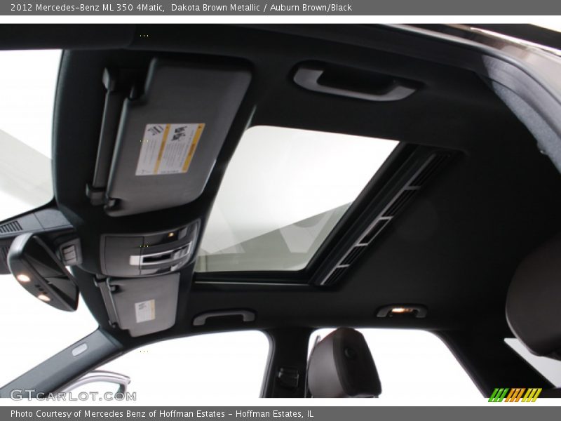 Dakota Brown Metallic / Auburn Brown/Black 2012 Mercedes-Benz ML 350 4Matic