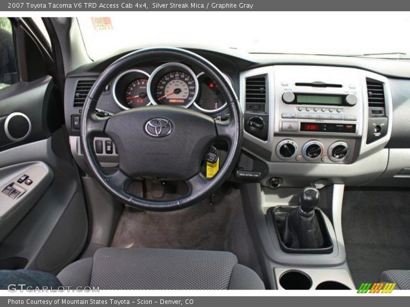 Silver Streak Mica / Graphite Gray 2007 Toyota Tacoma V6 TRD Access Cab 4x4