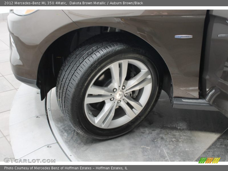 Dakota Brown Metallic / Auburn Brown/Black 2012 Mercedes-Benz ML 350 4Matic