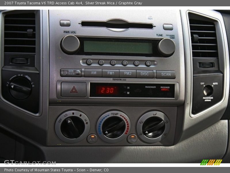 Silver Streak Mica / Graphite Gray 2007 Toyota Tacoma V6 TRD Access Cab 4x4