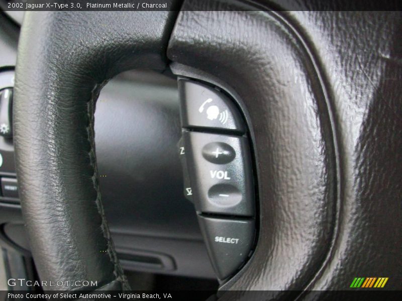 Platinum Metallic / Charcoal 2002 Jaguar X-Type 3.0