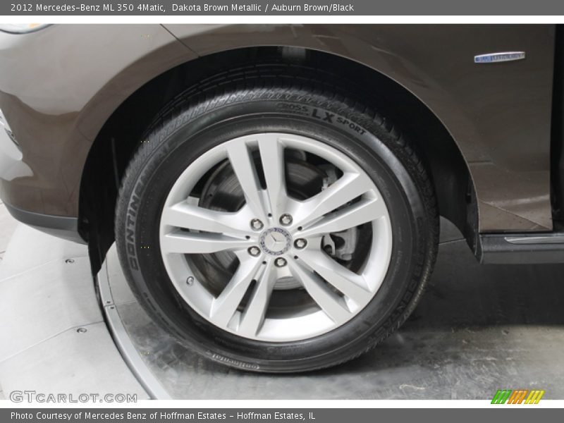 Dakota Brown Metallic / Auburn Brown/Black 2012 Mercedes-Benz ML 350 4Matic