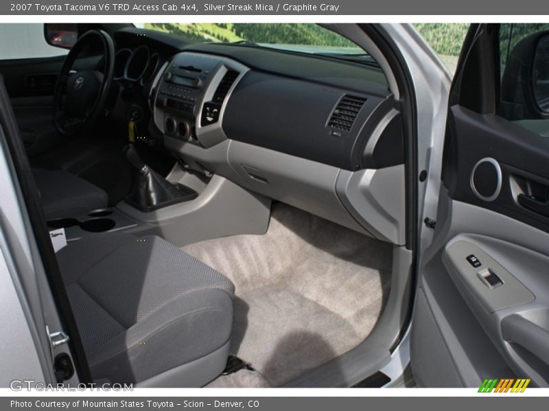 Silver Streak Mica / Graphite Gray 2007 Toyota Tacoma V6 TRD Access Cab 4x4