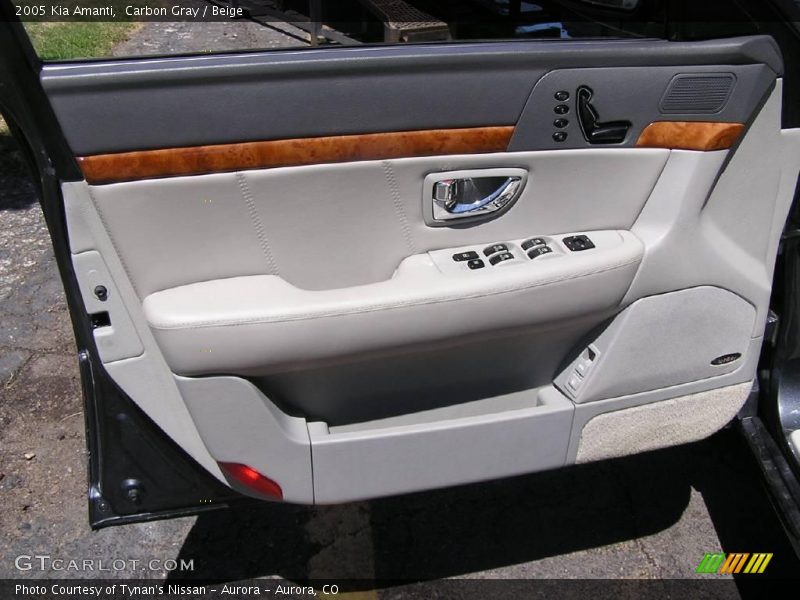 Carbon Gray / Beige 2005 Kia Amanti