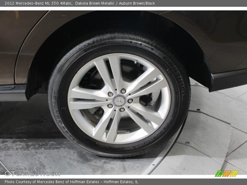 Dakota Brown Metallic / Auburn Brown/Black 2012 Mercedes-Benz ML 350 4Matic