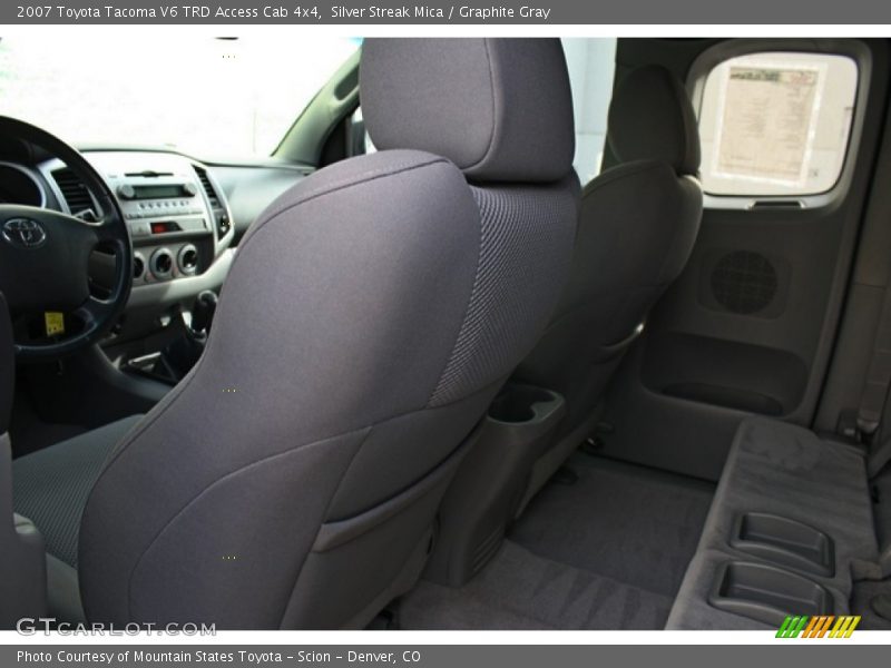Silver Streak Mica / Graphite Gray 2007 Toyota Tacoma V6 TRD Access Cab 4x4