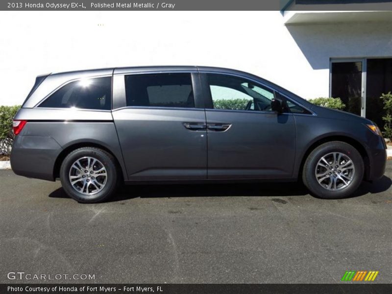 Polished Metal Metallic / Gray 2013 Honda Odyssey EX-L